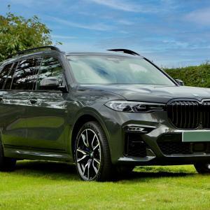 BMW X7 M50d available for luxury SUV rental in Johannesburg