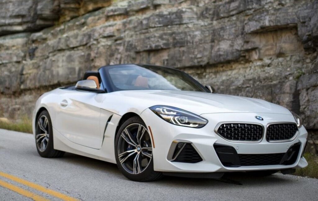 White BMW Z4 rental Johannesburg